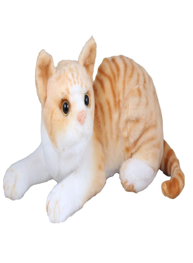 Tickles Musical Cat with Meow Meow Sound Soft Stuffed Plush Animal Toy for Kids Boys & Girls Birthday Gift (Color: Yellow; Size: 28 cm) - Image 3